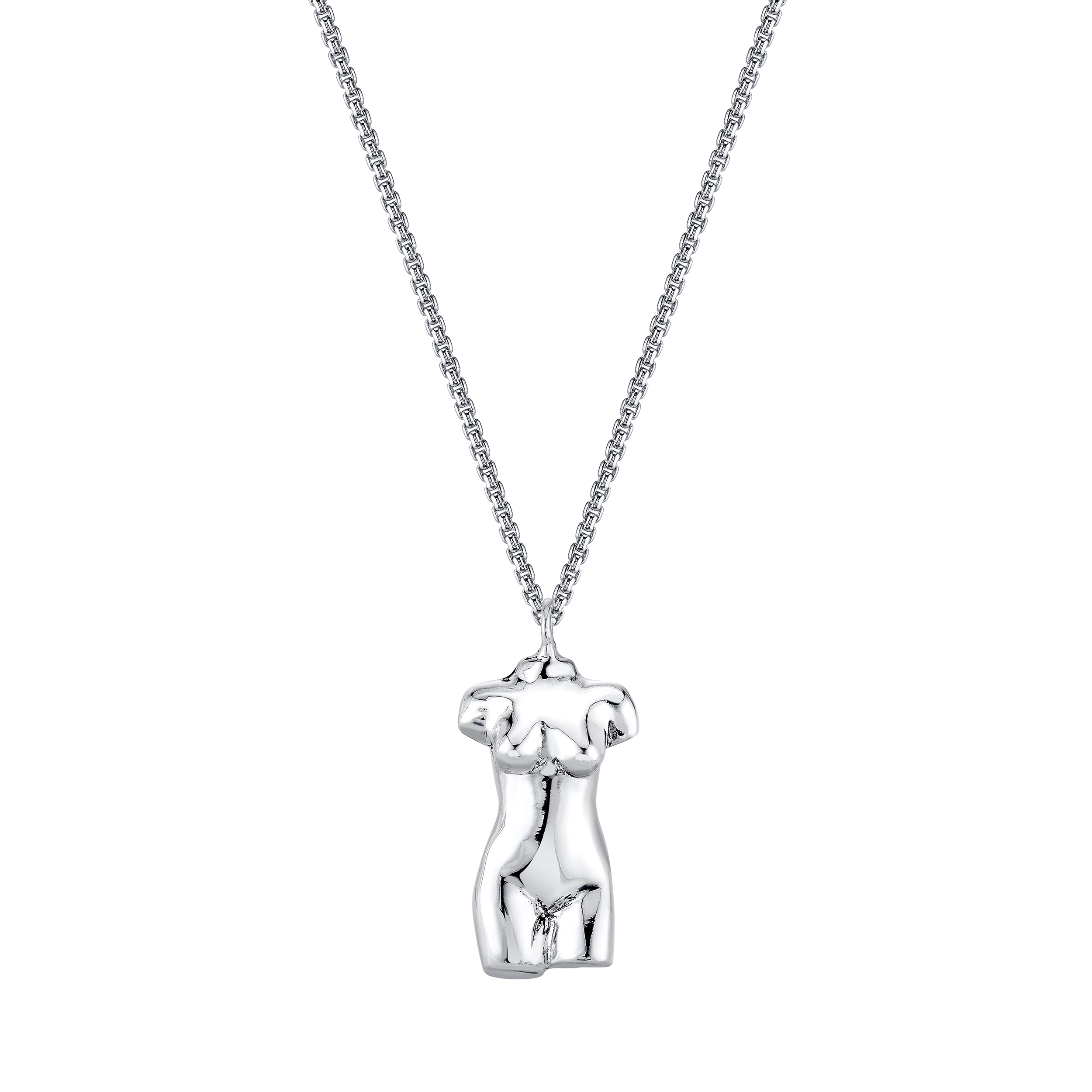 Divine Feminine Necklace - Silver