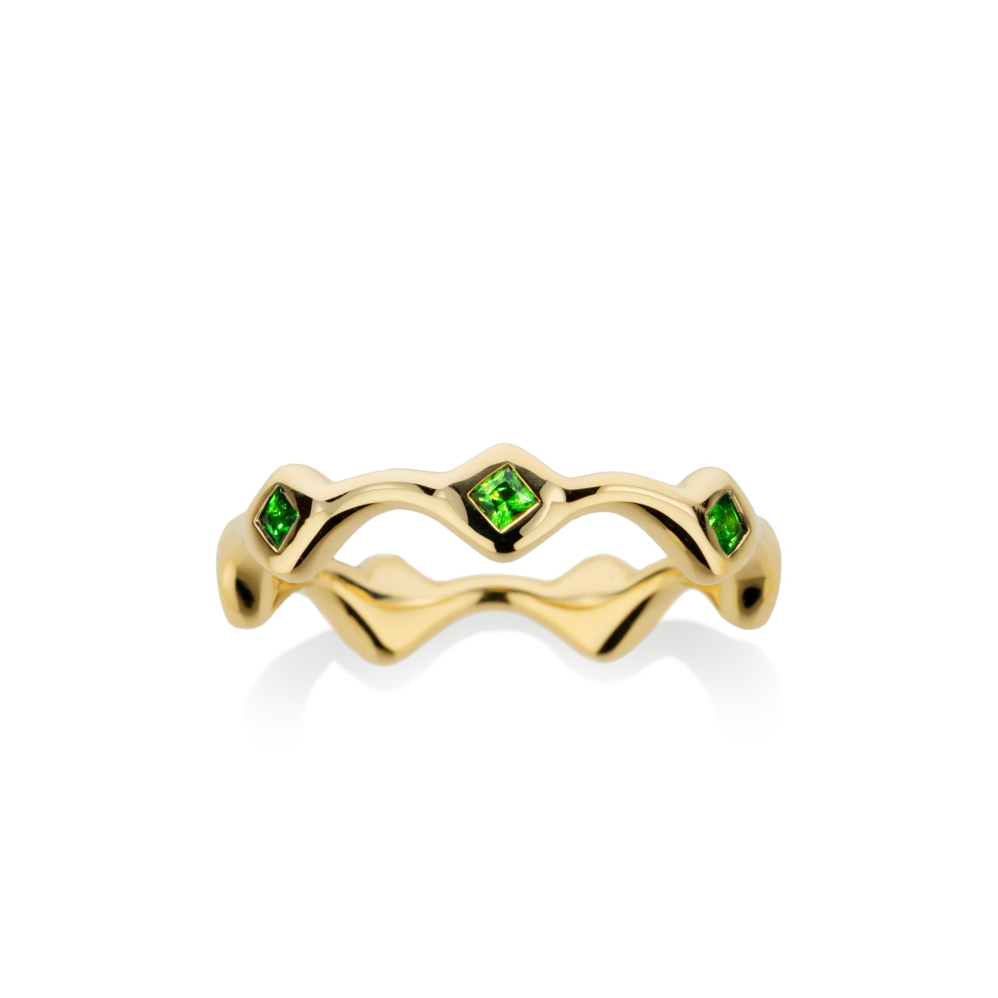 Serpent Companion Ring with Tsavorite