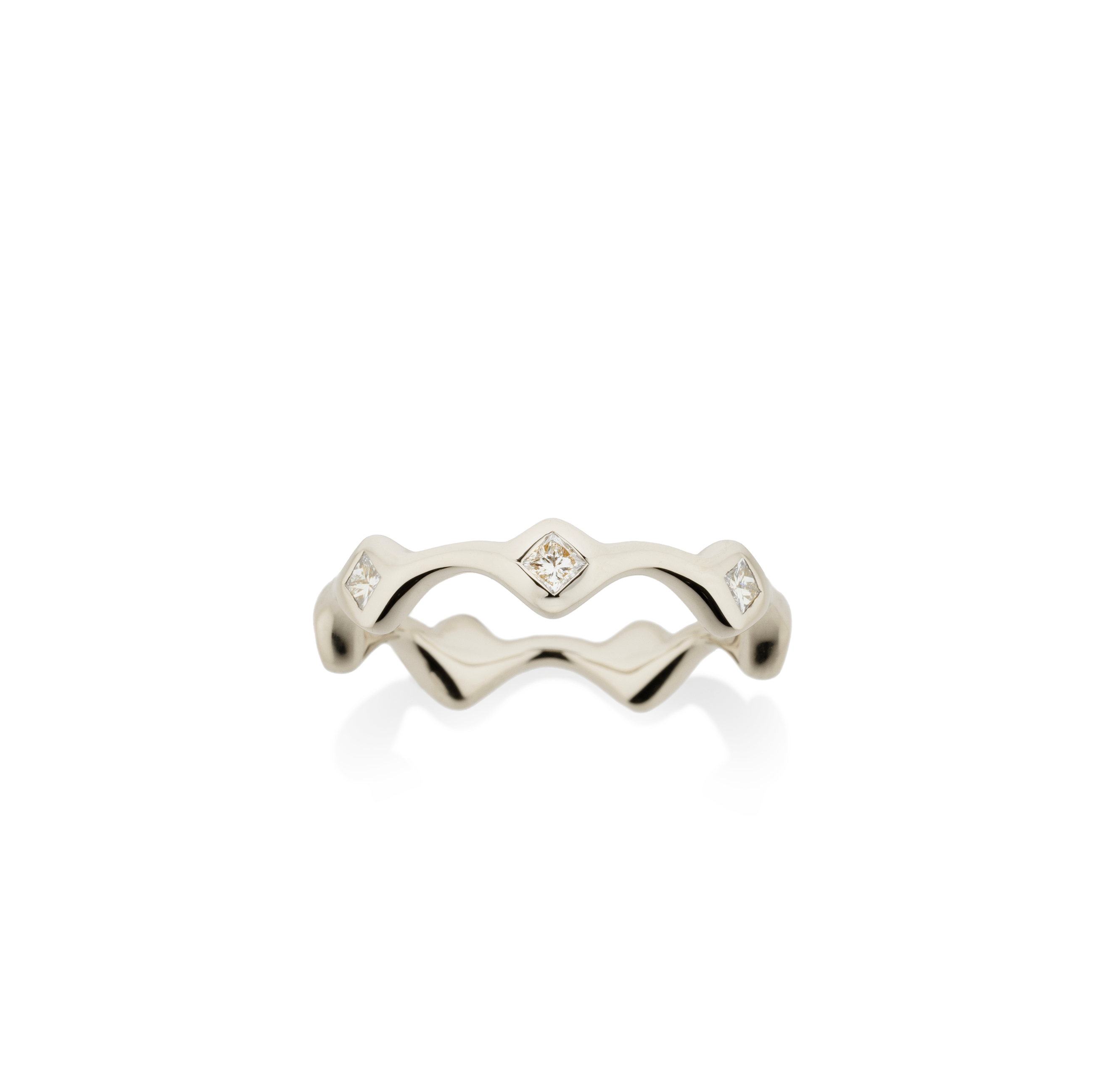 Serpent Companion Ring with Diamonds